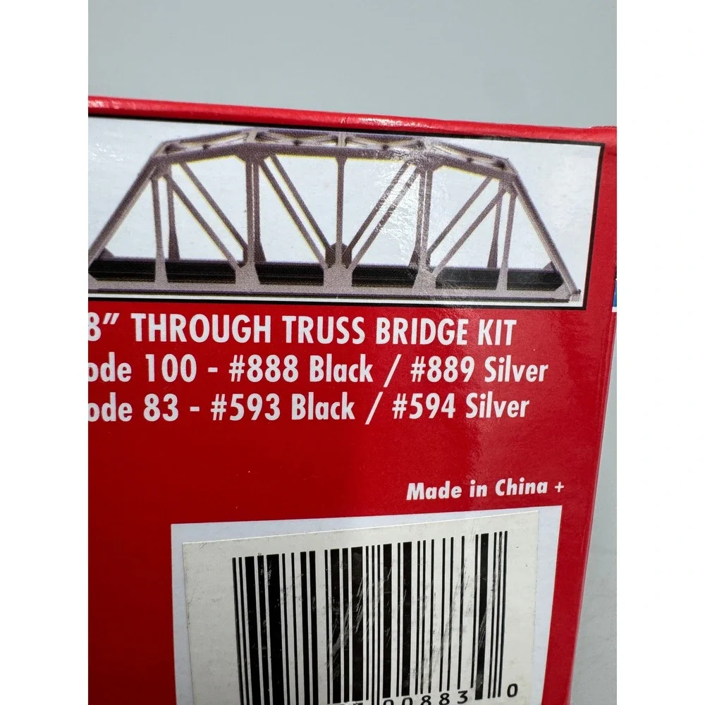 Atlas HO Scale Warren Truss Bridge Kit Code 83 Item 593 Black Model Train